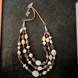 Premier Designs Brown layered Necklace